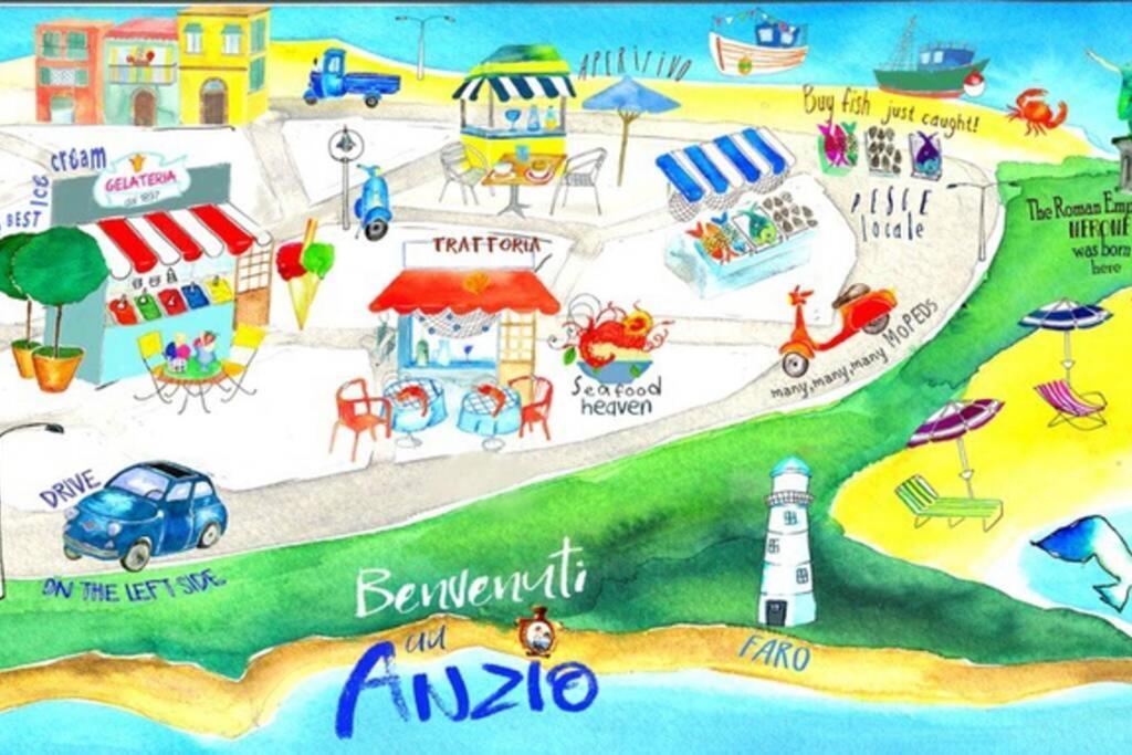 Roman Riviera Anzio Buitenkant foto